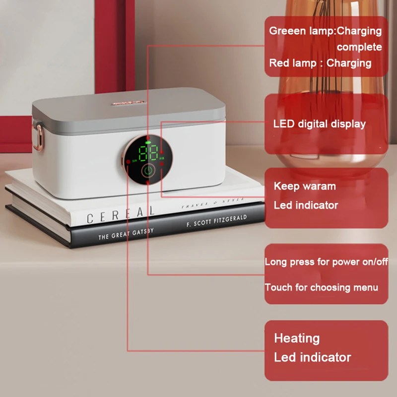 Lunch Box Elettrico Portatile ANFINITE HeatBox