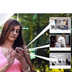 Telecamera di sicurezza interna wireless ad alta risoluzione – Monitoraggio ottimale per una casa più sicura
