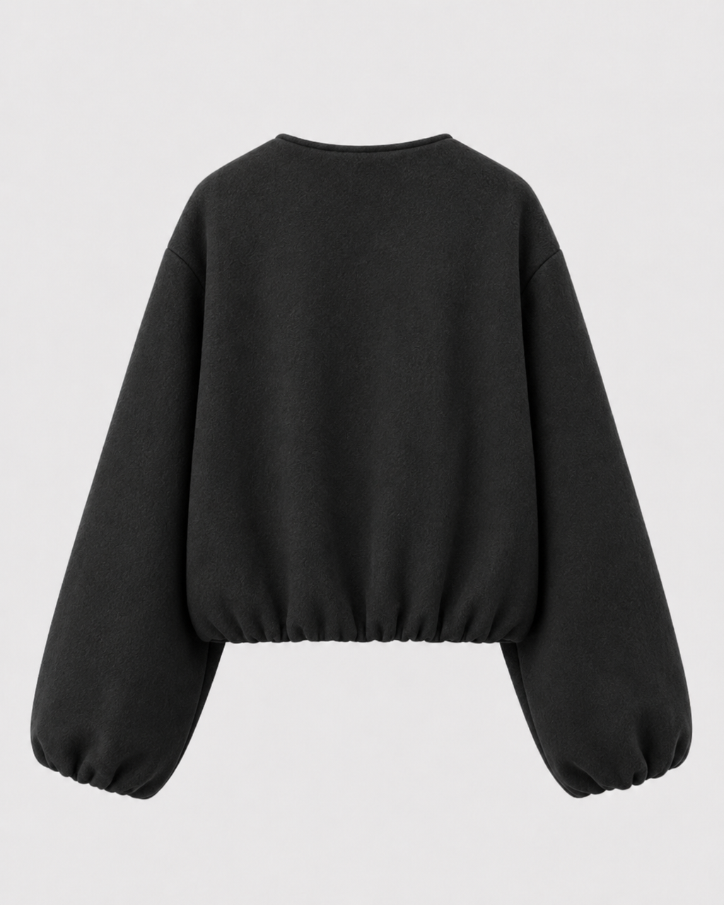 Bomber Corto Donna in Misto Lana
