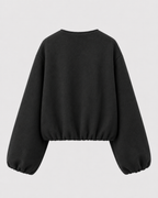 Bomber Corto Donna in Misto Lana