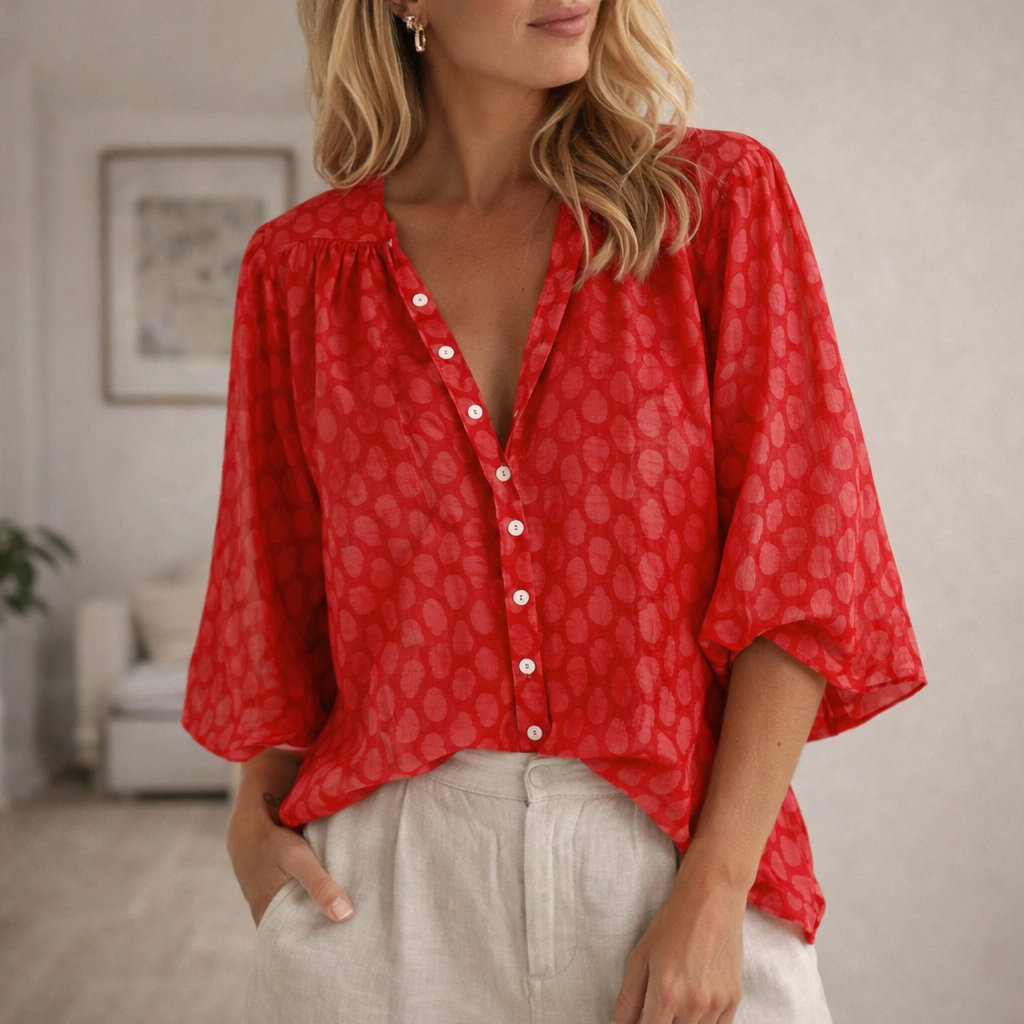 Blusa Donna con Scollo a V ANFINITE