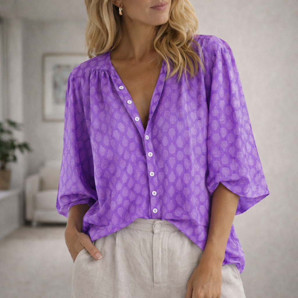 Blusa Donna con Scollo a V ANFINITE