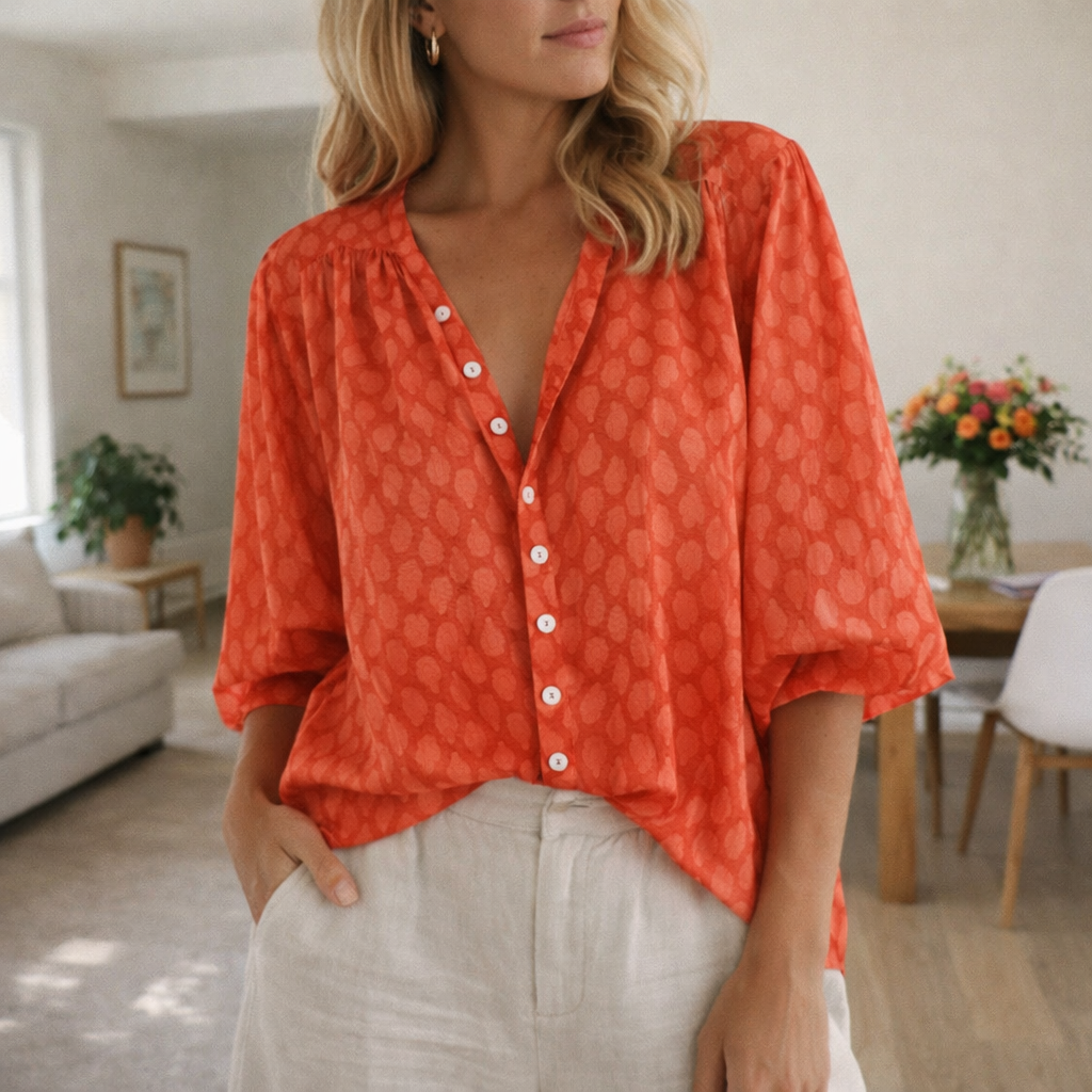 Blusa Donna con Scollo a V ANFINITE