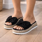 Sandales espadrilles femme à nœud ANFINITE