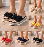 Sandales espadrilles femme à nœud ANFINITE