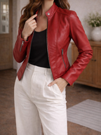 Giacca Donna in Pelle ANFINITE