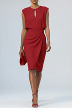 Abito Midi Donna con Scollo Keyhole ANFINITE