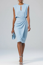 Abito Midi Donna con Scollo Keyhole ANFINITE