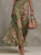 Abito Halterneck Silhouette Elegante Stile Estivo