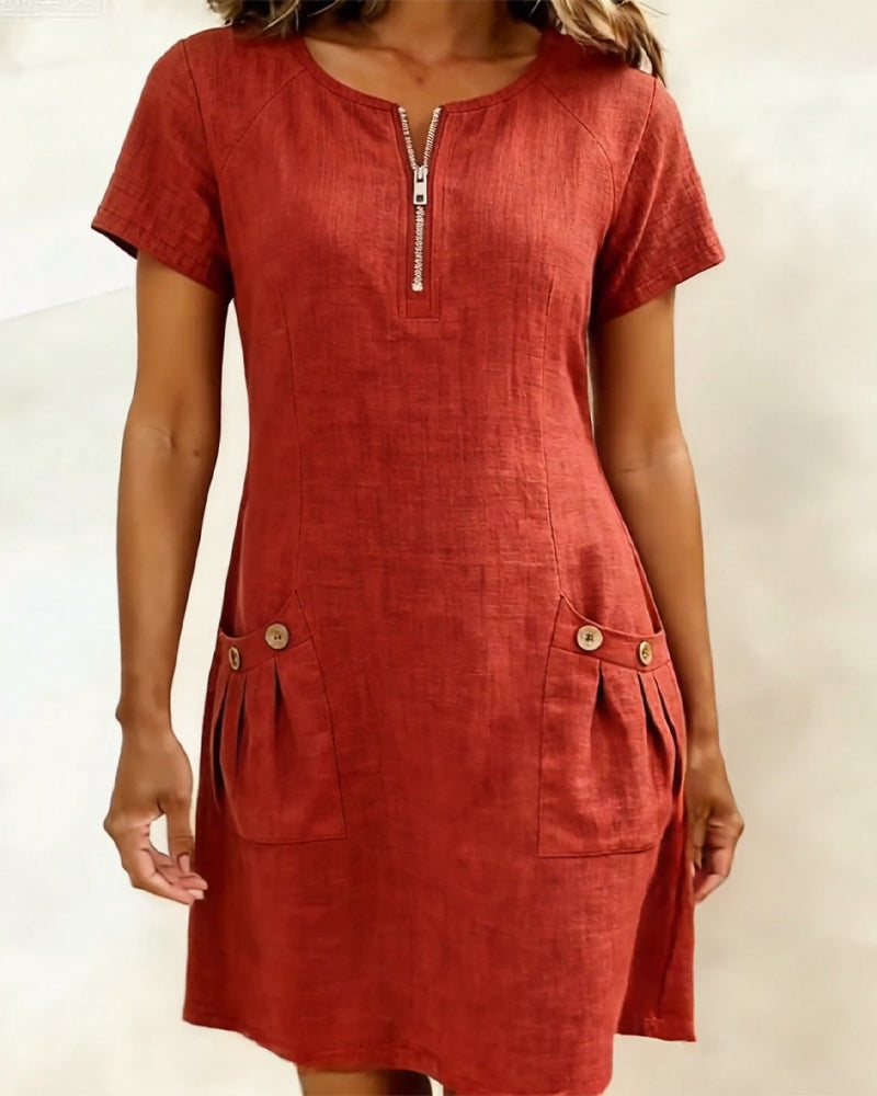 Abito Elegante con Zip ANFINITE Lina