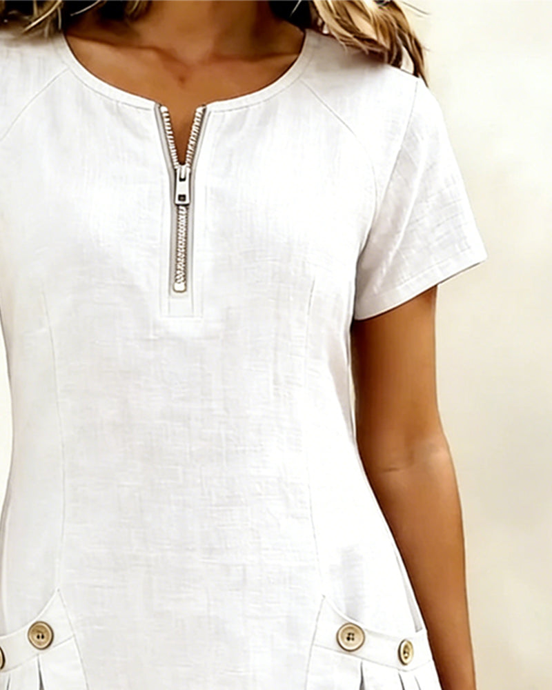 Abito Elegante con Zip ANFINITE Lina