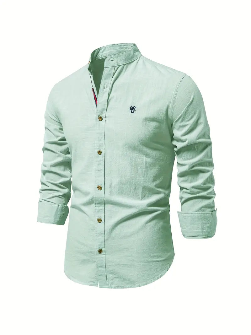 Chemise décontractée homme pour le printemps à boutons ANFINITE