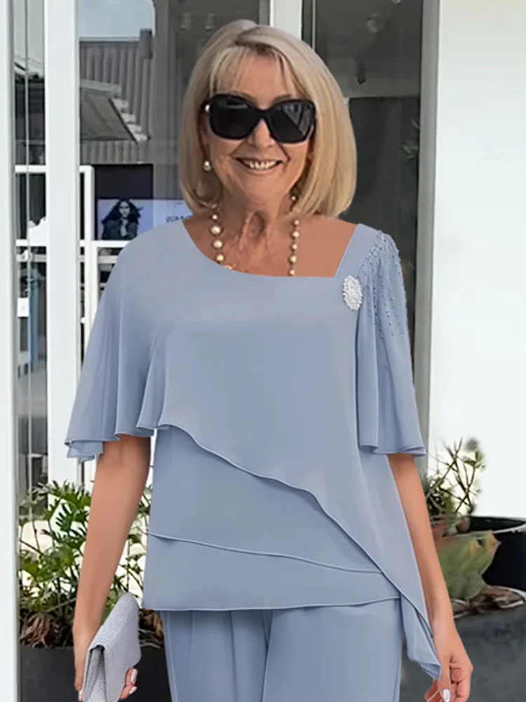 Damesæt Elegant Silhuet Todelt Formal Stil