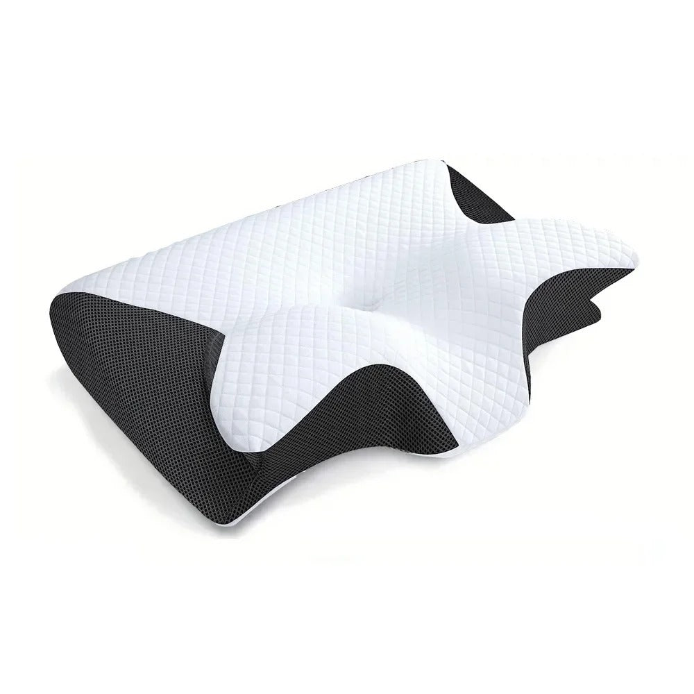 Cuscino Ortopedico Ergonomico per Dolori al Collo e alla Schiena – Memory Foam Supportivo per un Sonno Ottimale