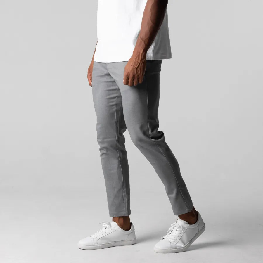 Pantaloni Chino Uomo Eleganti Elasticizzati