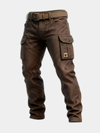 Pantaloni Cargo Uomo Slim Fit con Tasche Utility