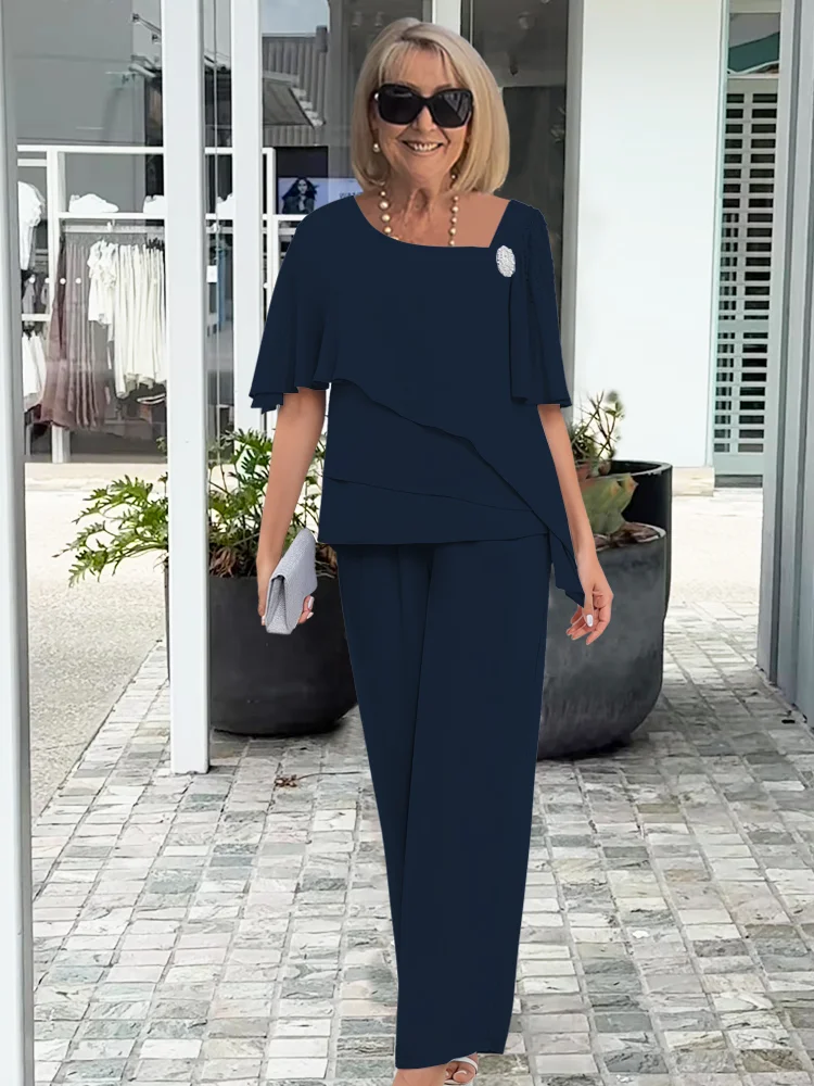 Damesæt Elegant Silhuet Todelt Formal Stil