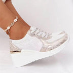 Nordiva Sneakers med Kilehæl og Komfortabel Støtte