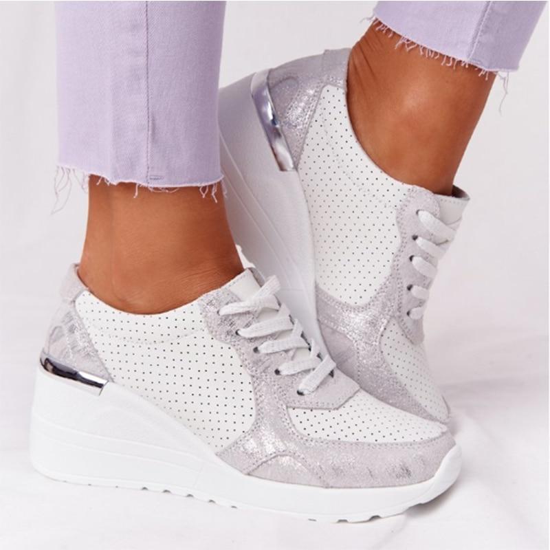 Sneakers Nordiva con Tacco Rialzato e Supporto Confortevole