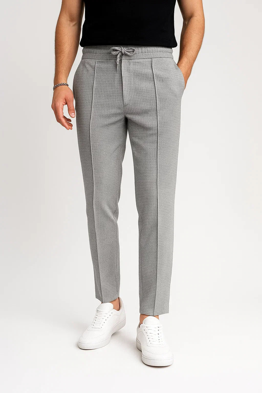 Pantalon vintage en mélange de coton ANFINITE