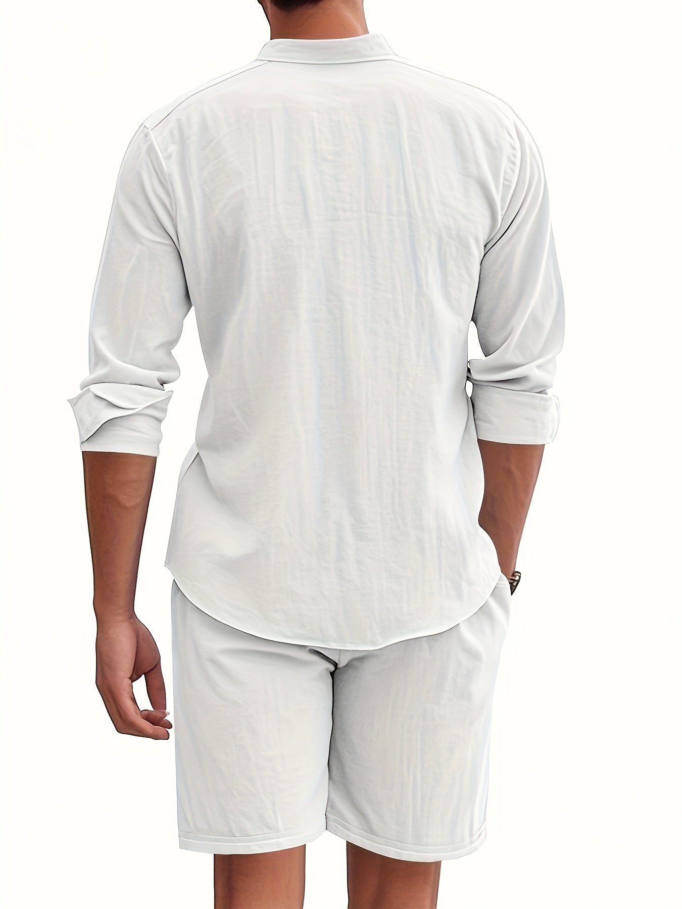 Completo Traspirante in Lino da Uomo – Eleganza Casual per l'Estate
