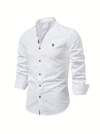 Chemise décontractée homme pour le printemps à boutons ANFINITE