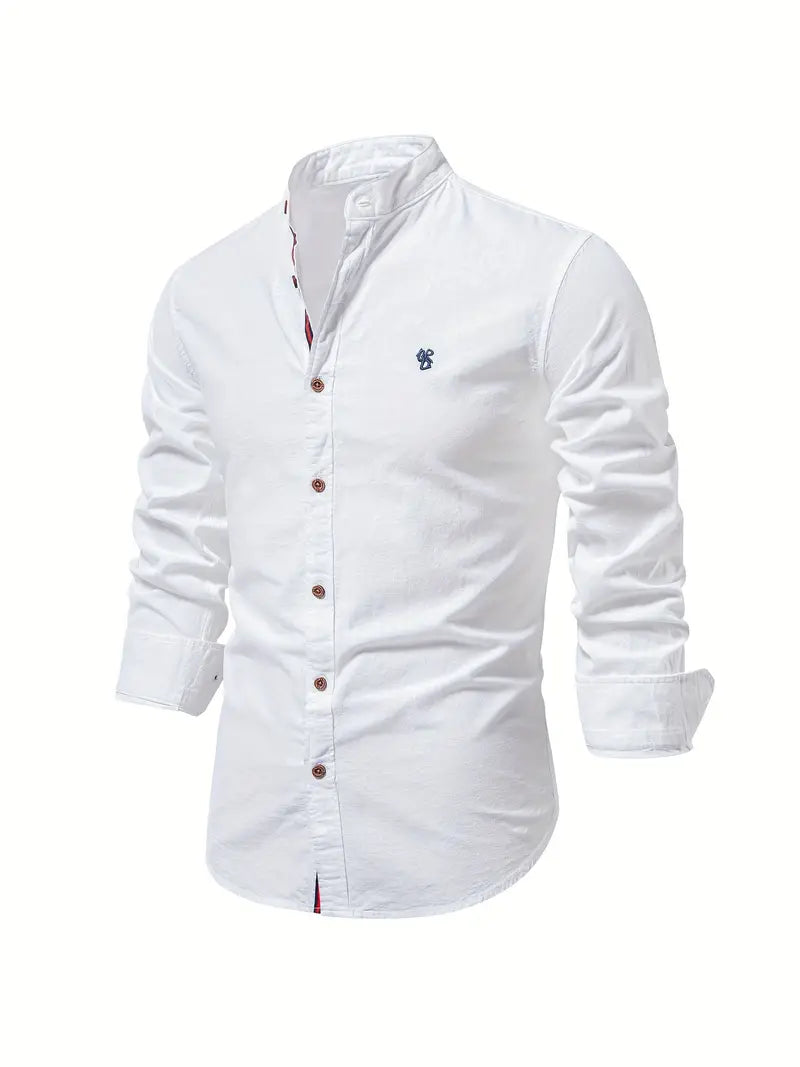 Chemise décontractée homme pour le printemps à boutons ANFINITE