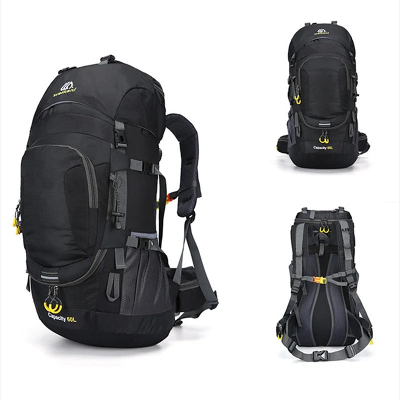Zaino Impermeabile da 60L | Grande Capacità, Resistente & Ideale per Outdoor