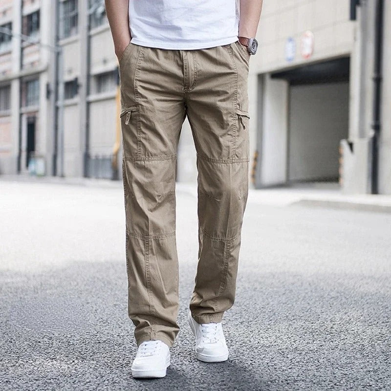 Pantaloni Cargo Uomo in Cotone
