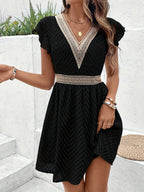 Abito Estivo V-Collo Boho Silhouette Elegante