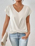 T-shirt femme à col cœur ANFINITE