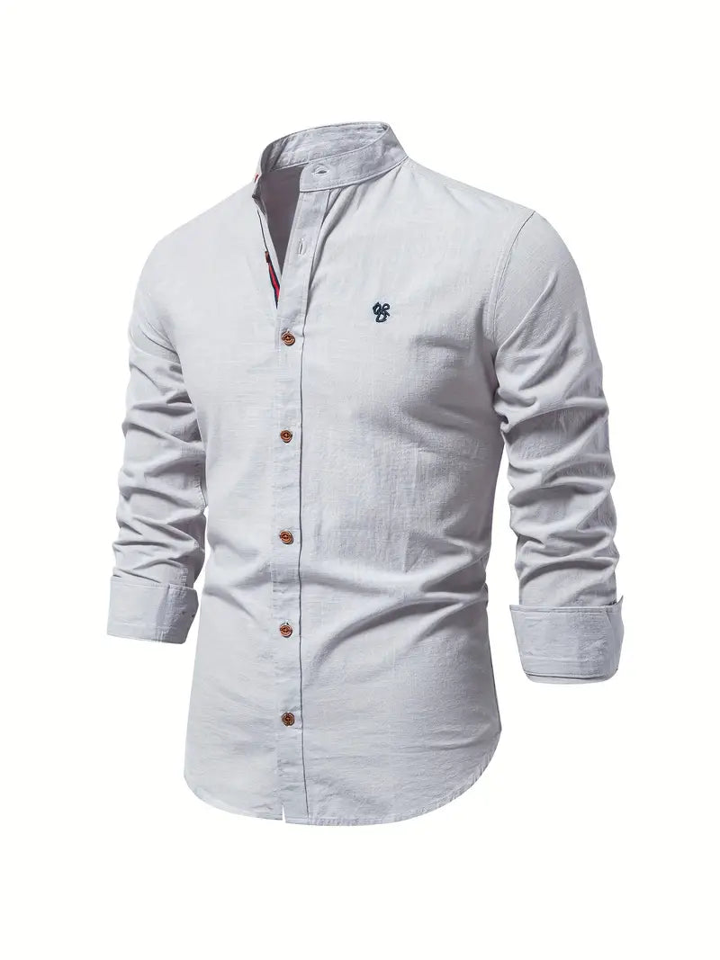 Chemise décontractée homme pour le printemps à boutons ANFINITE