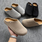 Miesten mokkanahkaiset slip-on-muulit