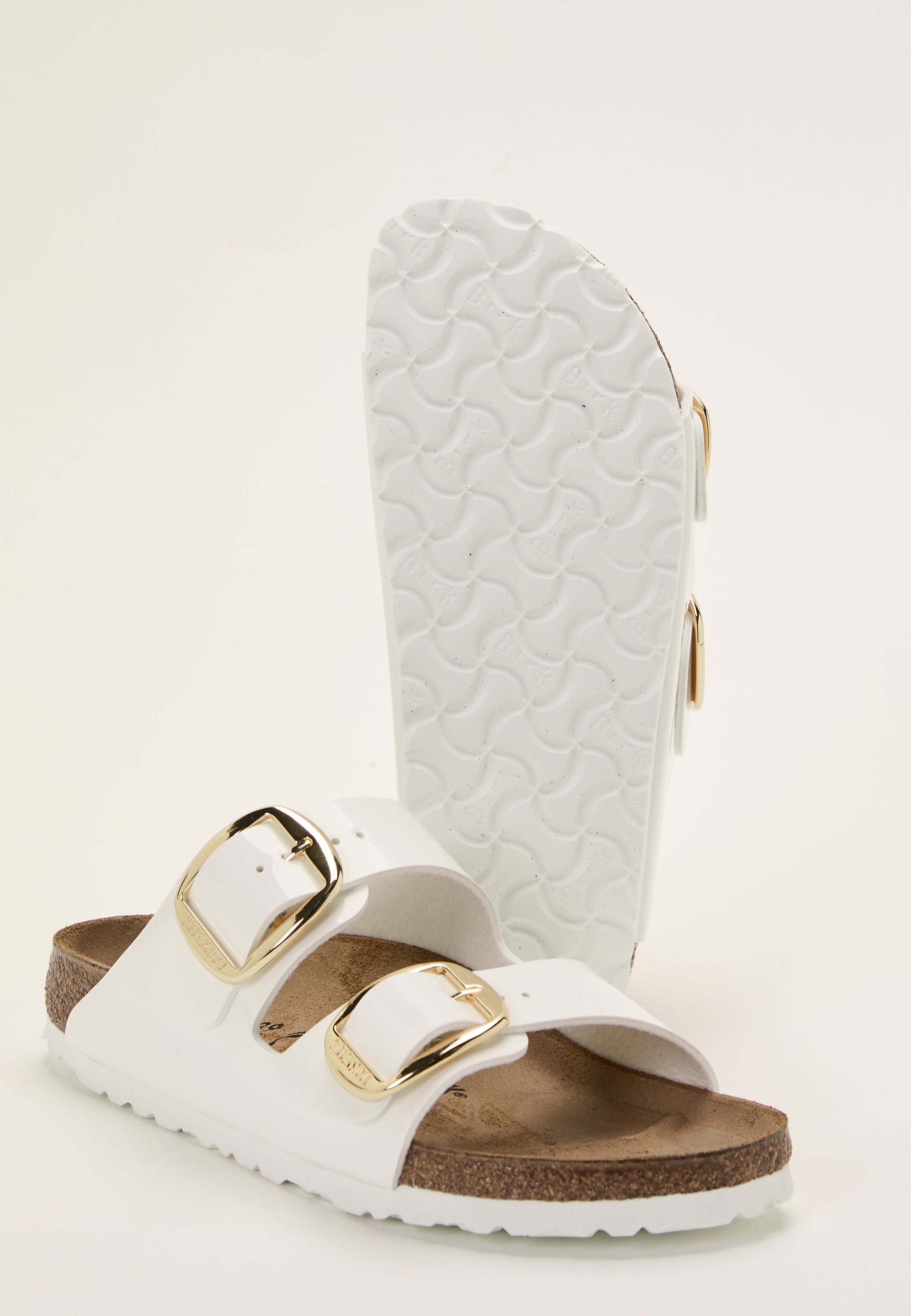 Læder Slip-In Sandaler med Store Spænder