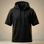 T-Shirt Uomo con Cappuccio in Cotone Peruviano