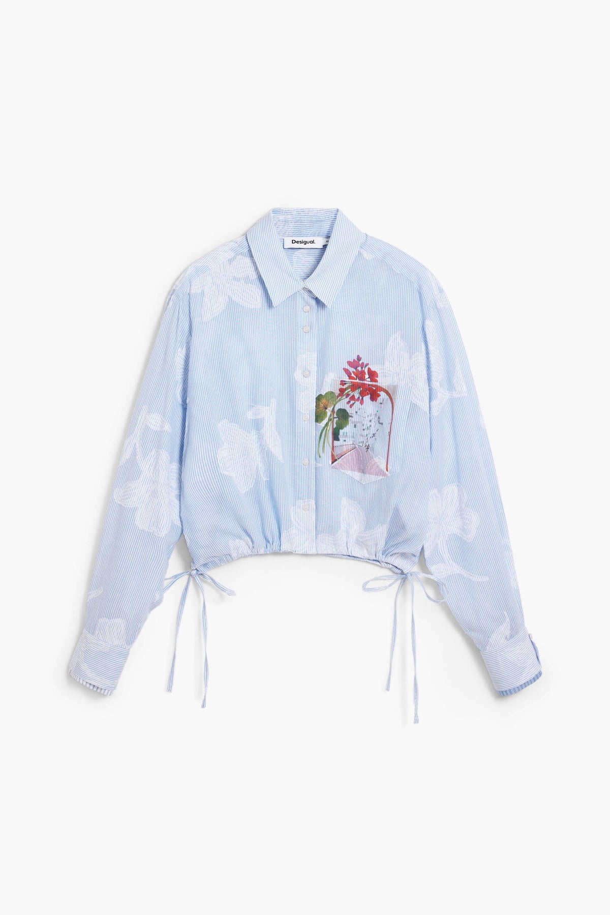 Camicia Donna Desigual a Righe in Cotone
