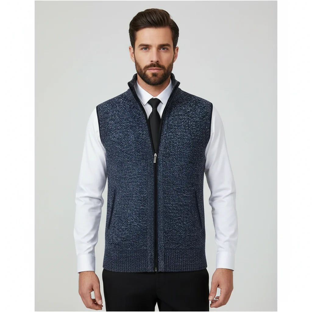 ANFINITE – Gilet da Uomo con Zip | Caldo, Leggero e Confortevole