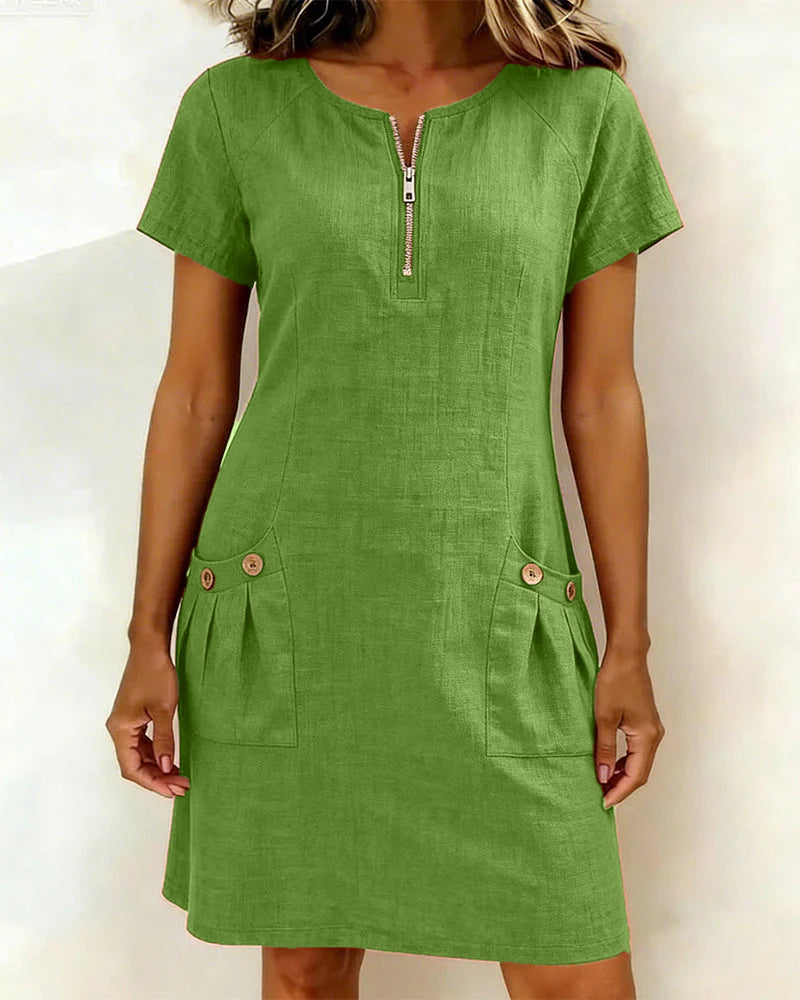Abito Elegante con Zip ANFINITE Lina