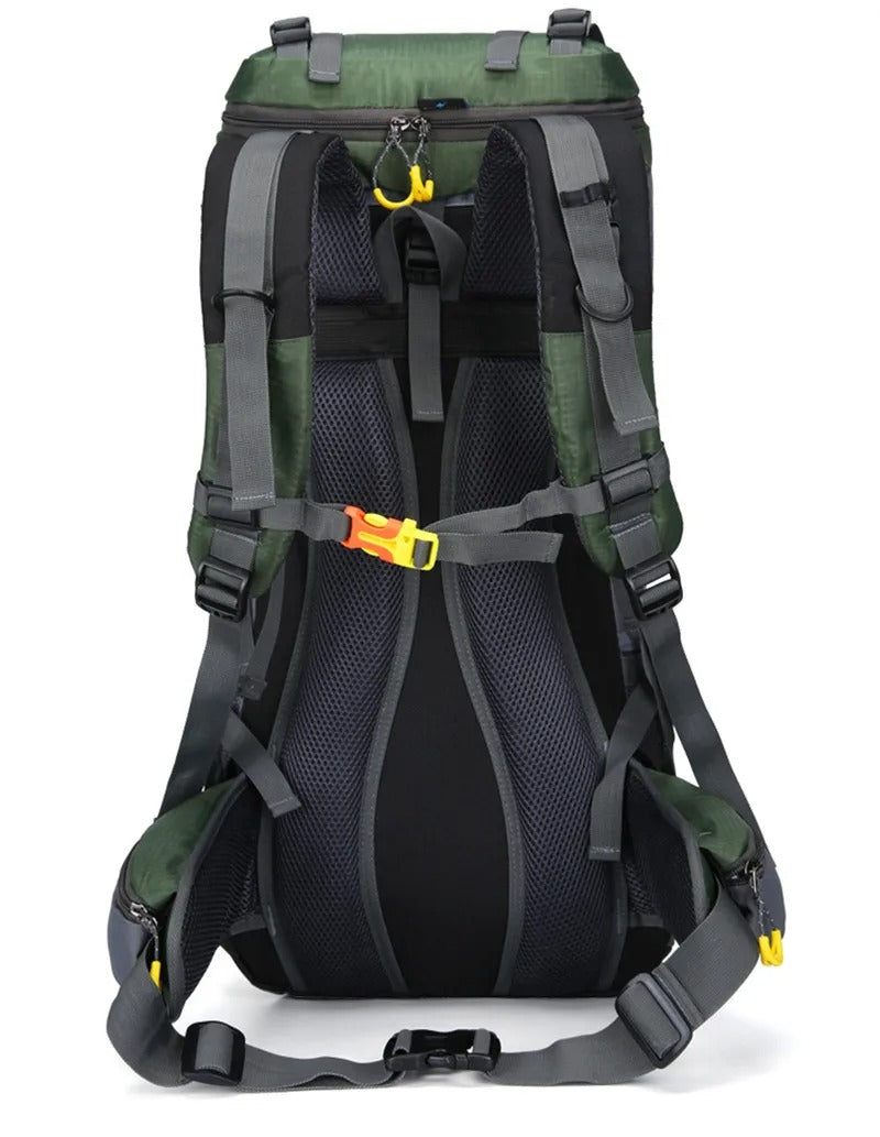 Zaino Impermeabile da 60L | Grande Capacità, Resistente & Ideale per Outdoor