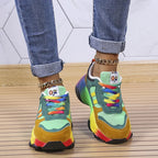 Sneakers Donna con Stampa e Suola Ammortizzata – Comfort e Supporto per Ogni Giorno