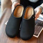 Miesten mokkanahkaiset slip-on-muulit
