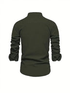 Chemise décontractée homme pour le printemps à boutons ANFINITE