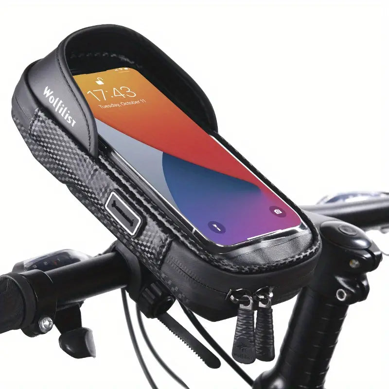 ANFINITE – Supporto per Telefono da Bici Impermeabile | Rotazione a 360° & Montaggio Antishock