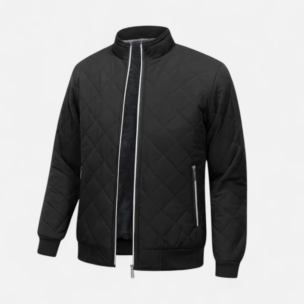 Chaqueta de invierno acolchada para hombre con forro polar - Calidez y comodidad elegantes