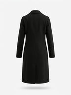Cappotto Lungo Donna Doppiopetto con Revers