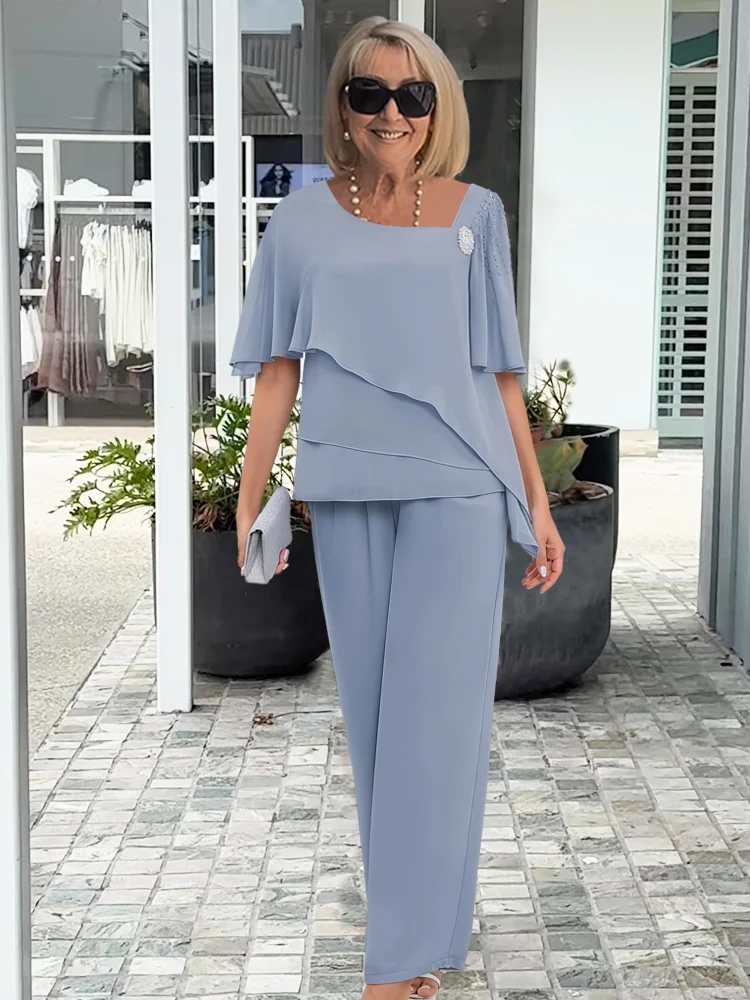 Damesæt Elegant Silhuet Todelt Formal Stil