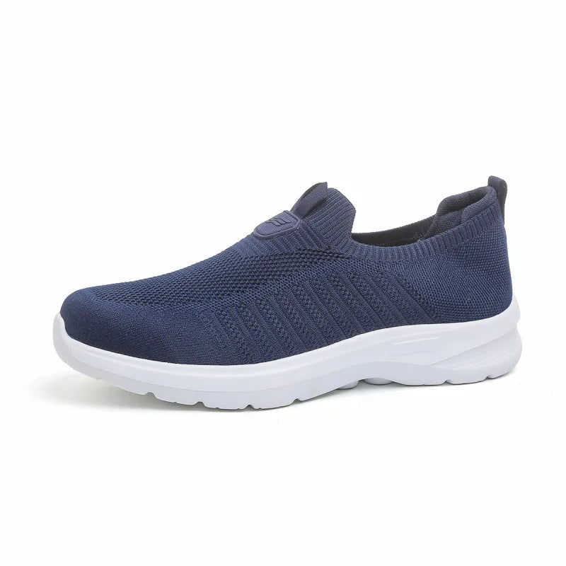 Sneakers Uomo Slip-On in Mesh Traspirante