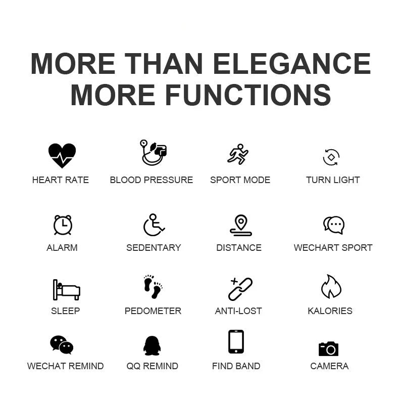 FitStyle Vandtæt Fitnessarmbånd | Træning & Daglig Aktivitet