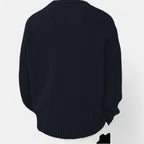 Pullover Uomo Tinta Unita con Girocollo Classico