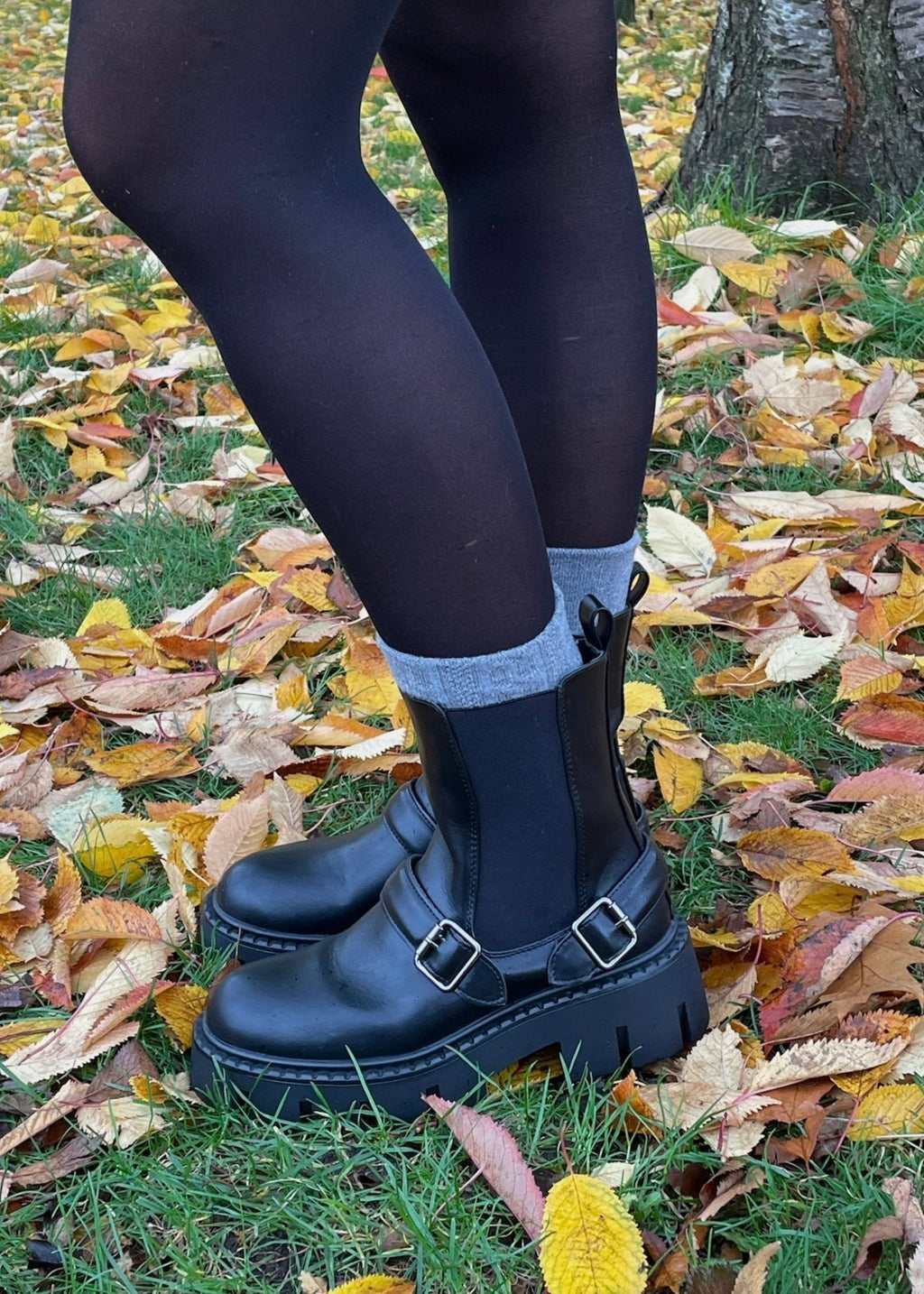 Stivali Chunky con Fibbia
